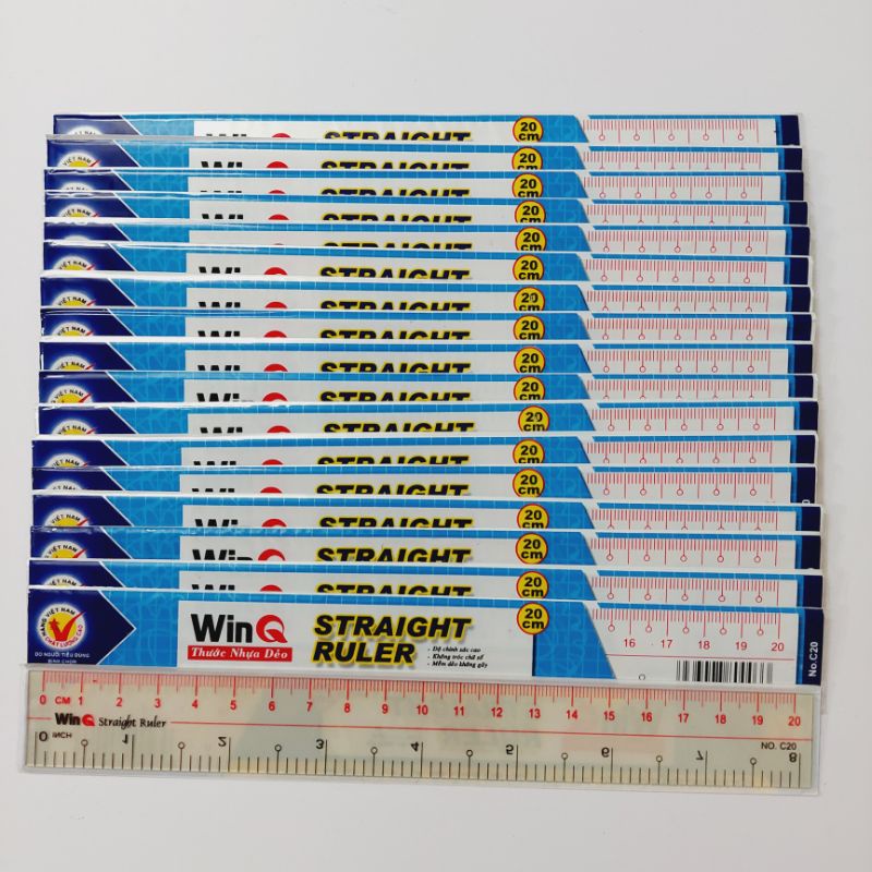 Thước nhựa dẻo WinQ 20cm