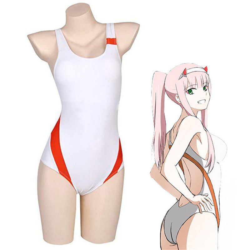 Bộ Đồ Bơi Liền Thân Hóa Trang Nhân Vật Zero Two DARLING FRANXX | BigBuy360 - bigbuy360.vn