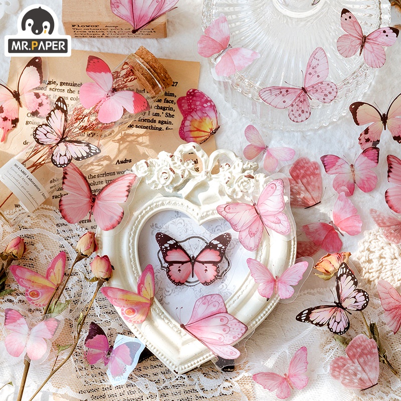 Miếng Dán Trang Trí Sổ Tay / Nhật Ký Hình Số 8 Diy