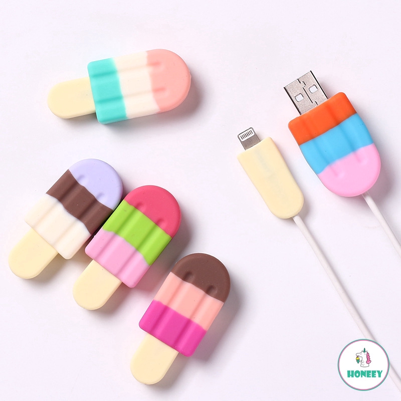 Nắp silicone bảo vệ đầu dây cáp sạc usb chuyên dụng cho huawei oppo