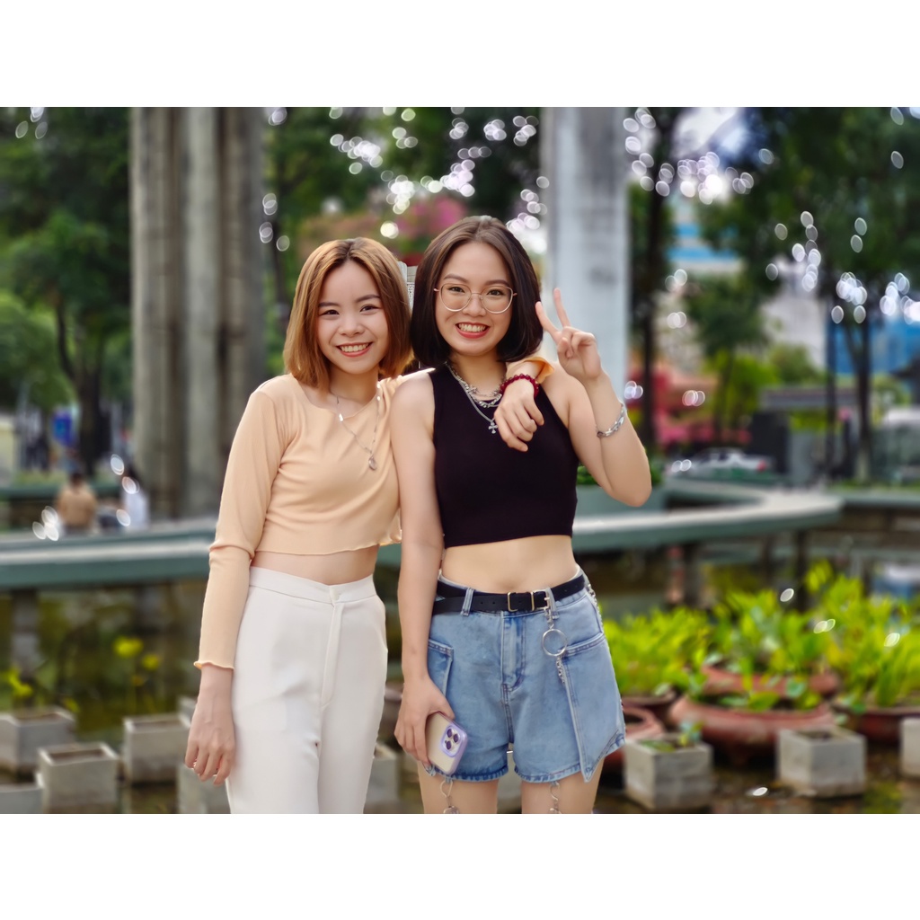 Quần jeans suông hở đùi dây nối sexy có thể tháo rời - Quần bò nhảy hiphop phong cách Châu Âu
