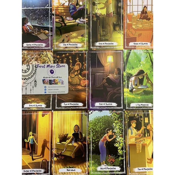 Bộ bài Free Life Tarot 95 lá size 12 x 7 cm