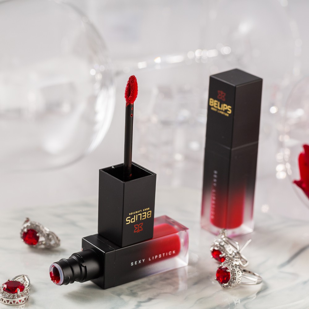 Combo 5 Son Môi Belips, Son kem không chì (Tặng Túi + Hộp + Thẻ BH) | BigBuy360 - bigbuy360.vn