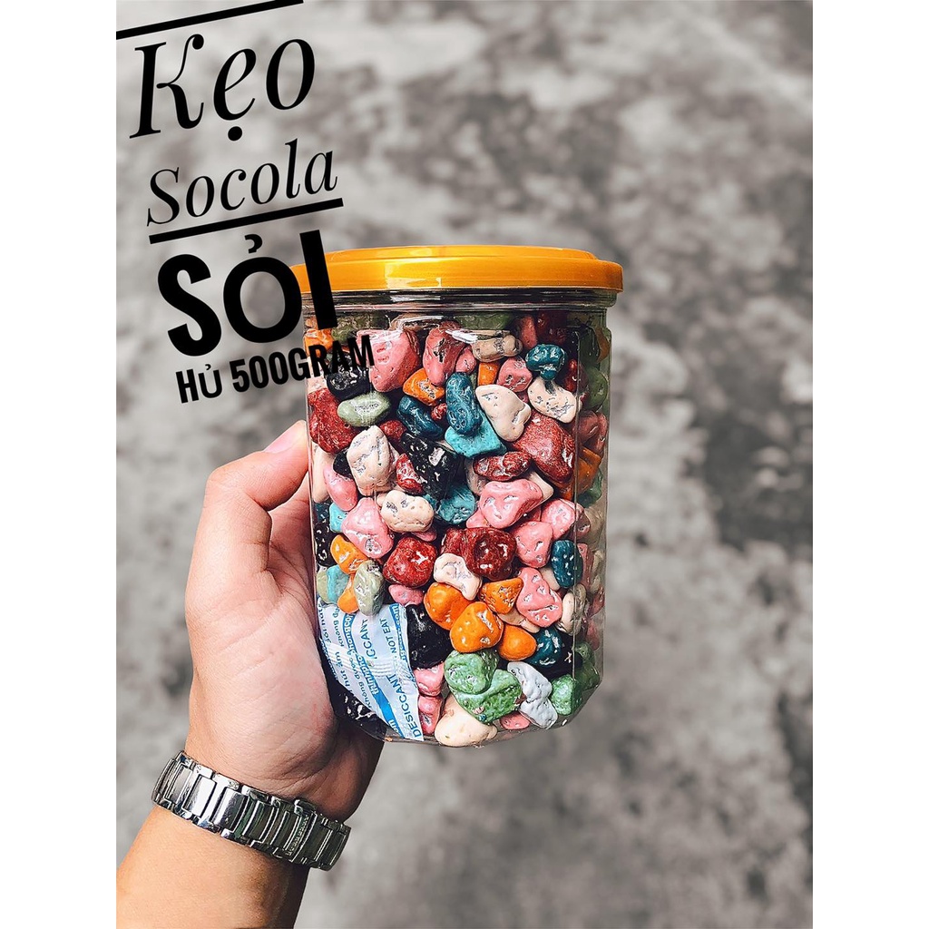 Kẹo sỏi socola gói 500g.