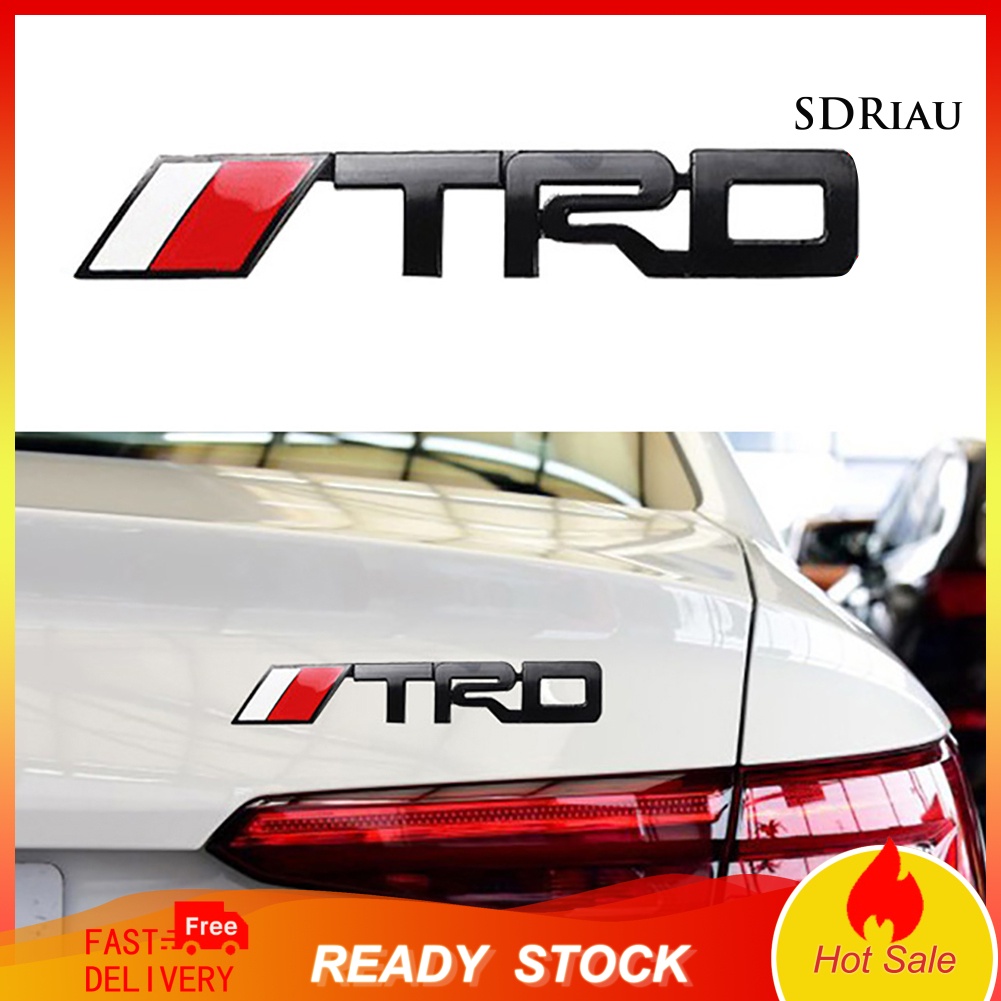 Miếng Dán Kim Loại 3d Trang Trí Xe Hơi Toyota Racing