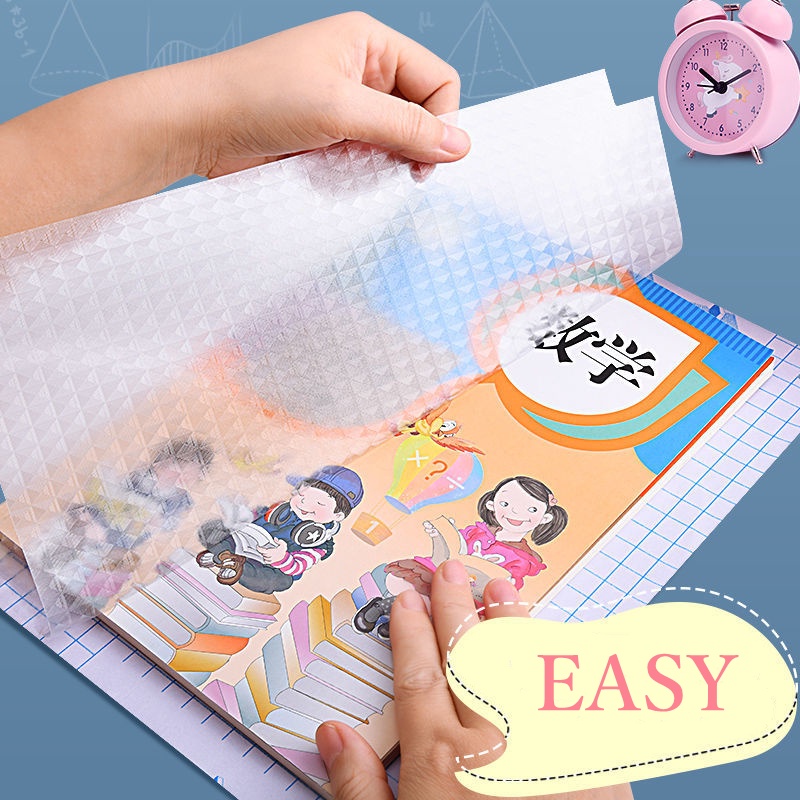 Vỏ Bọc Sách Dày Dặn Màu Nhám Mờ Chống Thấm Nước Tiện Dụng