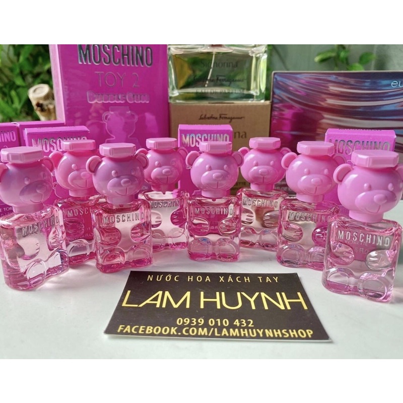 Nước hoa mini MOSCHINO gấu hồng TOY 2 BUBBLE GUM 5ml