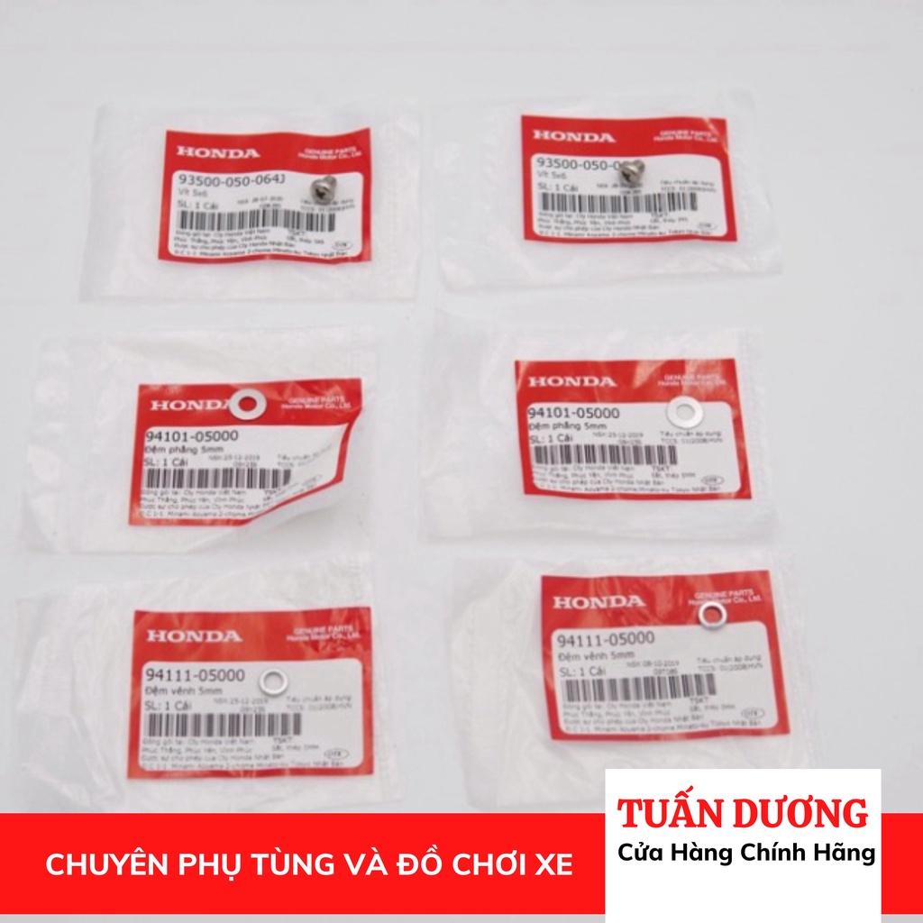 [ CHÍNH HÃNG ] Ốc Bắt Nẹp Cổ Pô Xe Dream Wave - Ốc Gắn Cổ Bô Các Dòng Xe Hàng Xịn Honda 100%