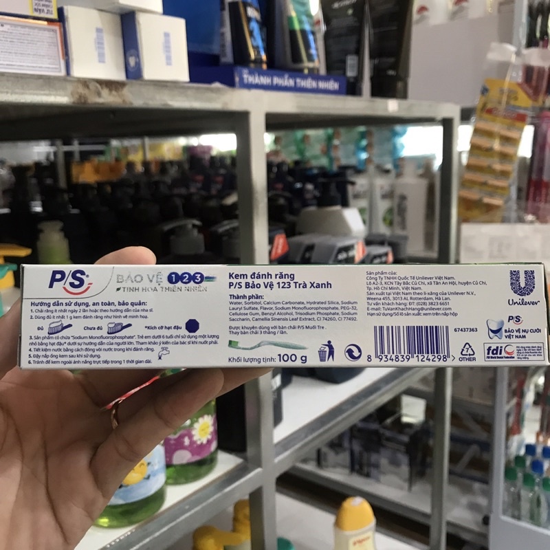 Kem P/S Trà Xanh Bảo vệ 123 100g