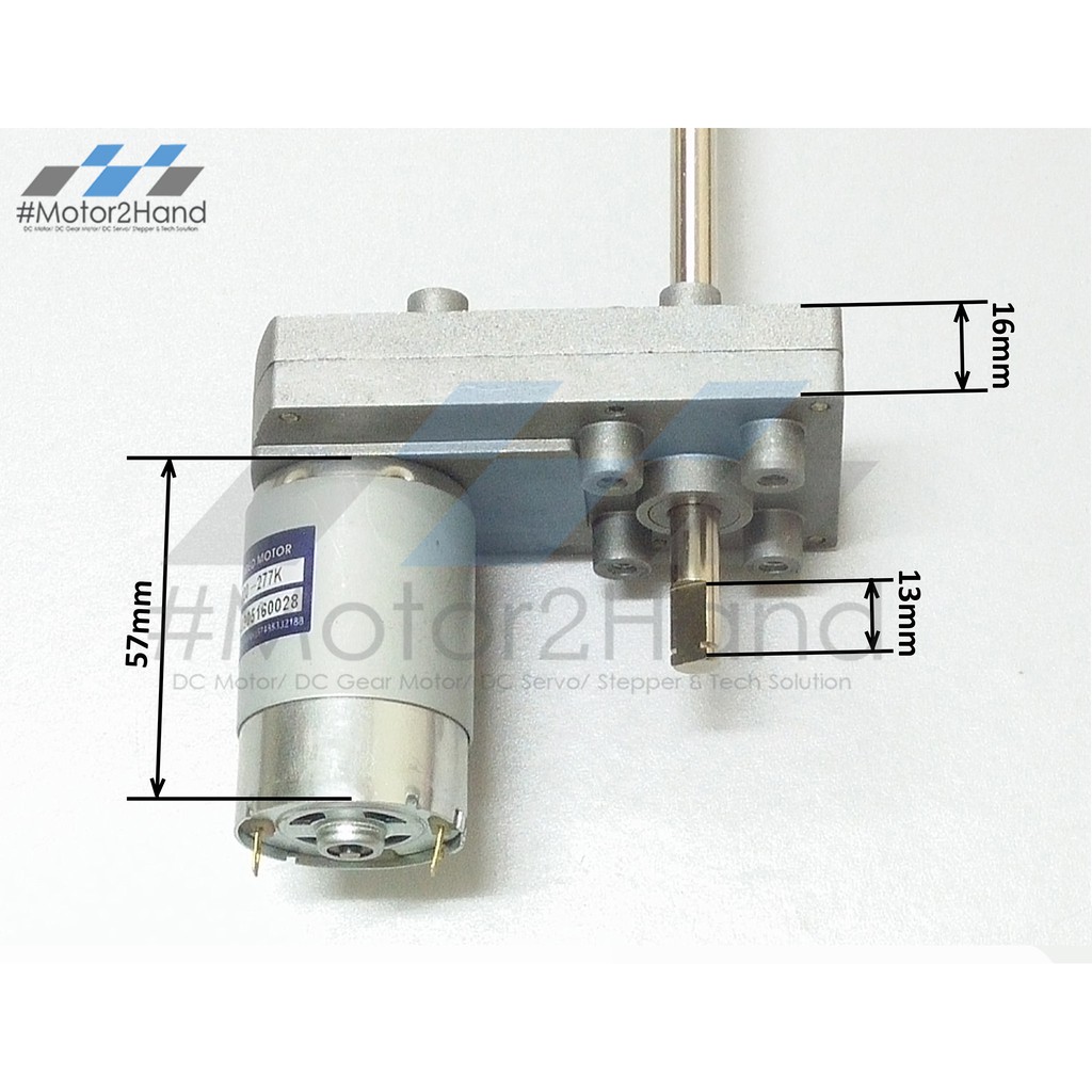 Động cơ DC Geared Motor TT-555 12V