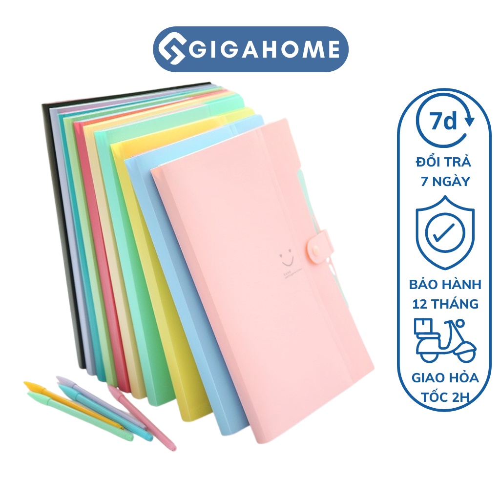 Bìa Kẹp Tài Liệu Khổ A4 GIGAHOME Nhiều Mẫu Ngộ Nghĩnh 9066