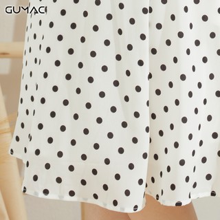 Đầm bi tay phồng DA644 GUMAC