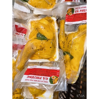 Gà ủ muối hoa tiêu khay nửa con