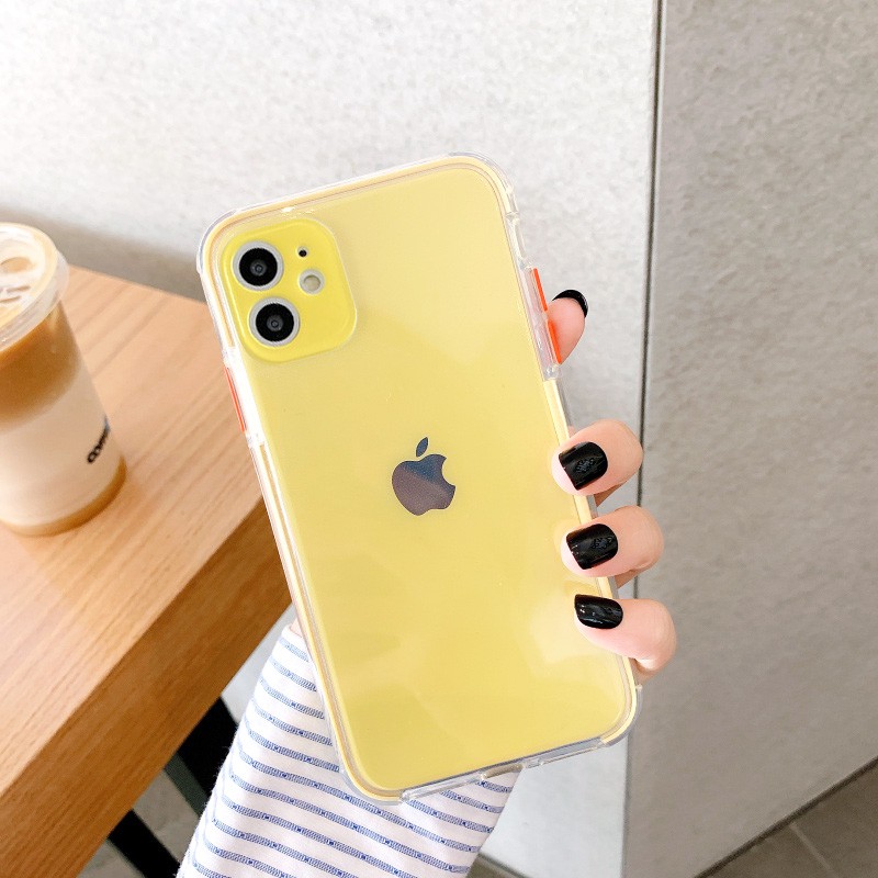Ốp lưng iphone Full Cam viền màu chống trượt 6/6plus/6s/6splus/7/7plus/8/8plus/x/xr/xs/11/12/13/pro/max/plus/promax | BigBuy360 - bigbuy360.vn