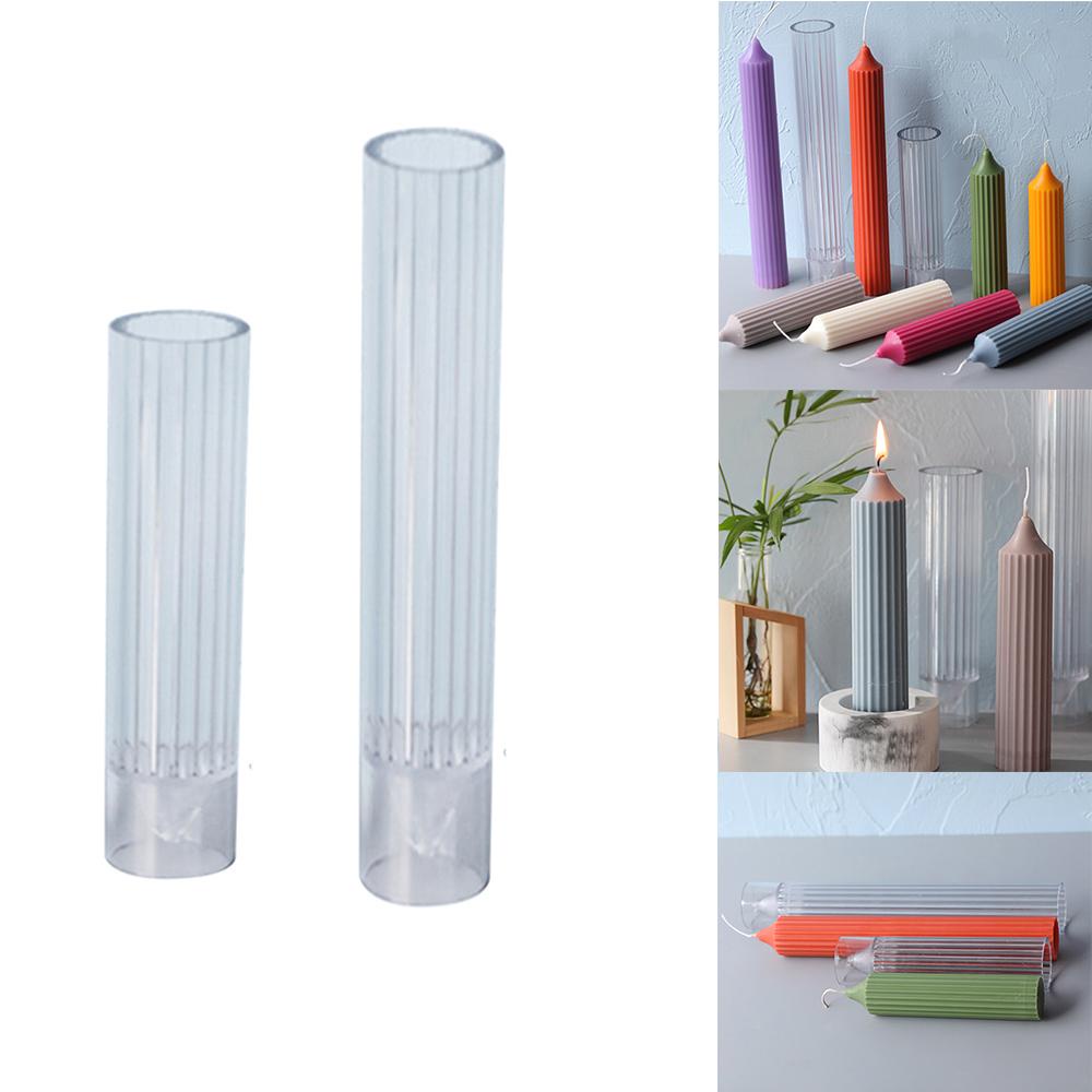 SUSANS Khuôn Làm Nến / Xà Phòng Hình Trụ Cỡ Lớn Bằng Nhựa Độc Đáo Trang Trí Tiệc Cướ