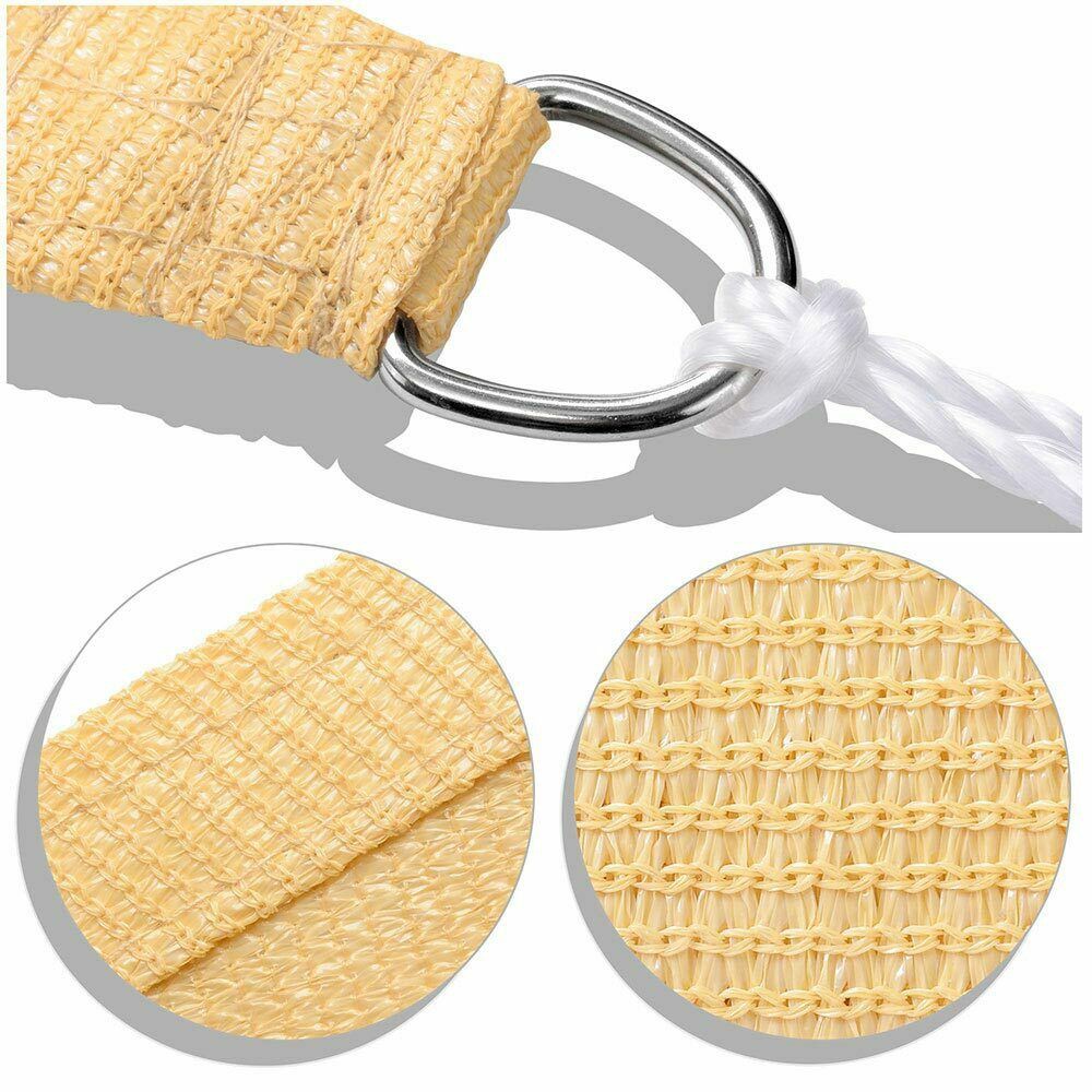 Tấm Vải Che Nắng Hình Tam Giác 185GSM Chất Lượng Cao Cho Sân Vườn Ngoài Trời