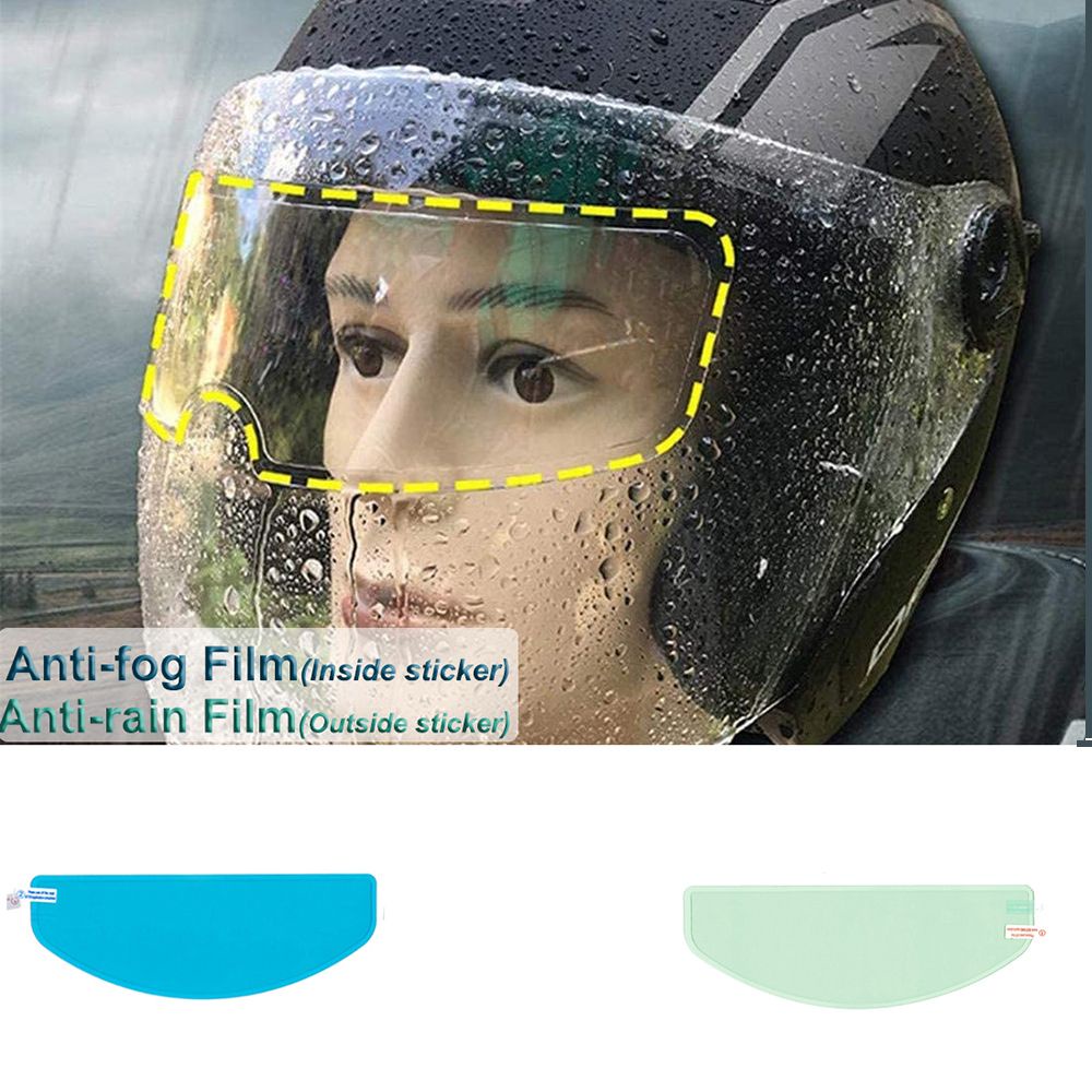 Miếng Dán Bảo Vệ Ống Kính Xe Máy Chống Sương Mù Trong Suốt Tiện Dụng