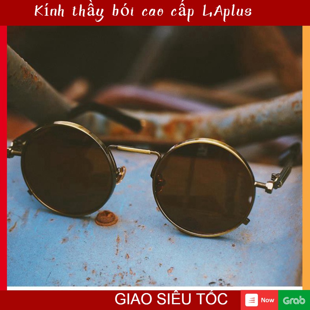 Kính thầy bói tròn - Kính râm tròn cao cấp - Kính vintage viền mỏng - Kính tròn shoppe | BigBuy360 - bigbuy360.vn