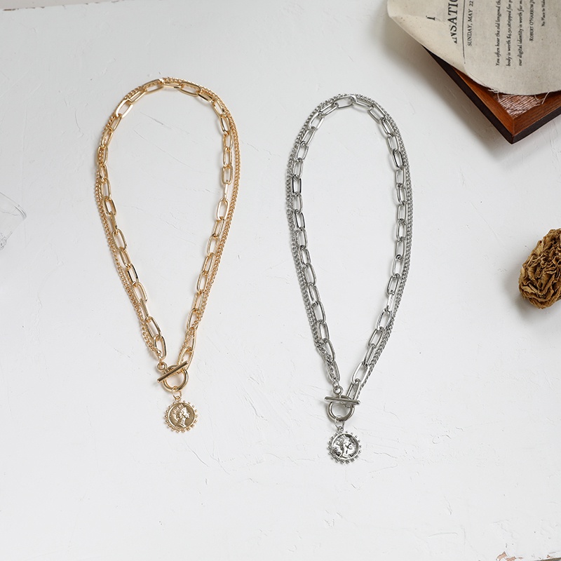 Vòng cổ Hai Lớp Phong Cách Thời Trang Mới