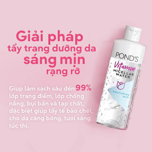 Nước tẩy trang Vitamin Pond's Micellar Water 100ml