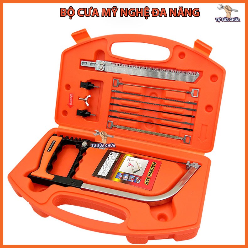 Bộ cưa cầm tay đa năng 11 chi tiết 9 lưỡi PLATINUM SAW chính hãng hàng xịn