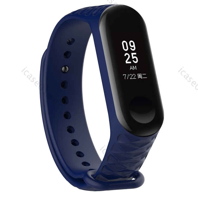 mi band 3 4 strap Dây Đeo Thay Thế Chất Liệu Silicon Thiết Kế Nhiều Lỗ Thời Trang Cho Xiaomi Mi Band 4 Miband 3 / Mi Band3