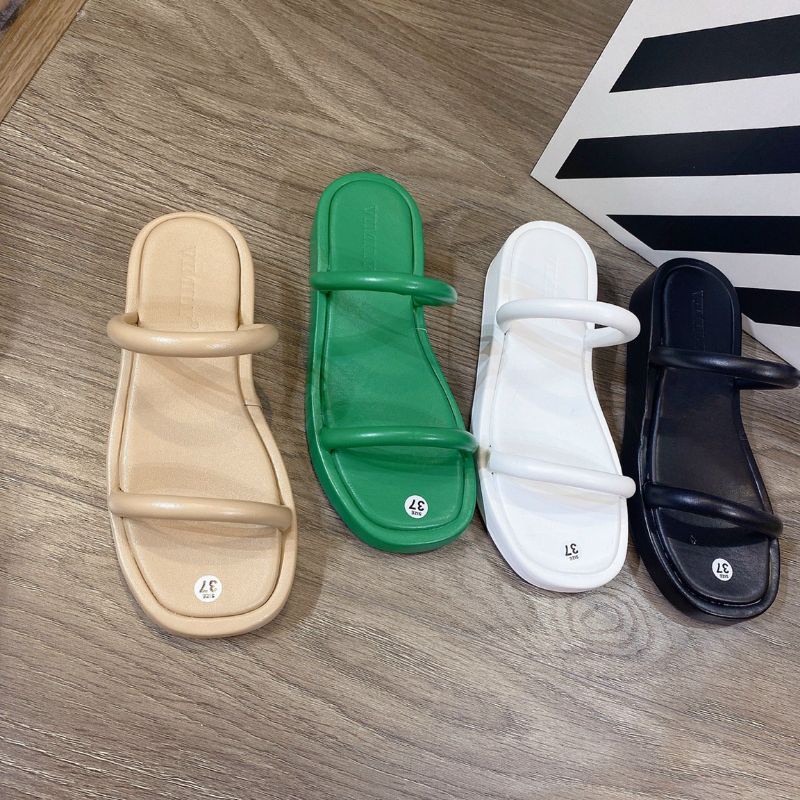 Dép 2 quai ống cao 3p