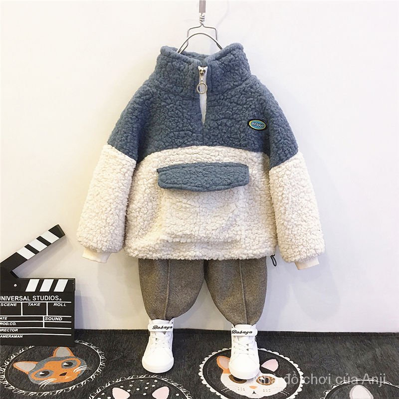 Children Cashmere2020 Sweaters New Autumn And Winter Style Boys Turtleneck Thick Warm Sweater Turtleneck