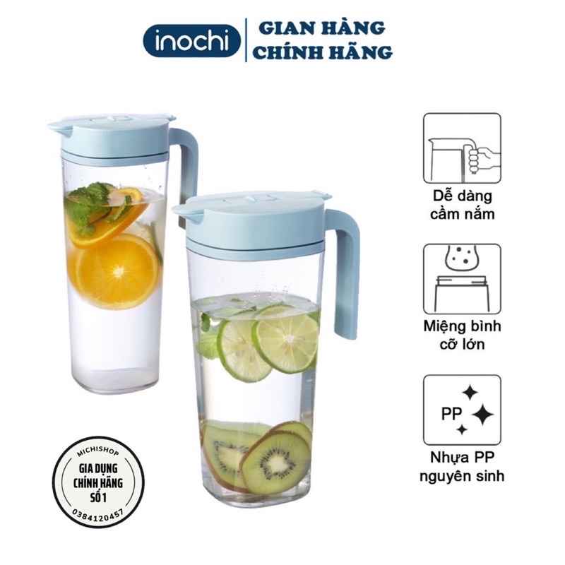 [HÀNG CAO CẤP] Bình Đựng Nước Cao Cấp BIWA1,2L 1,6L Inochi an toàn cho sức khỏe