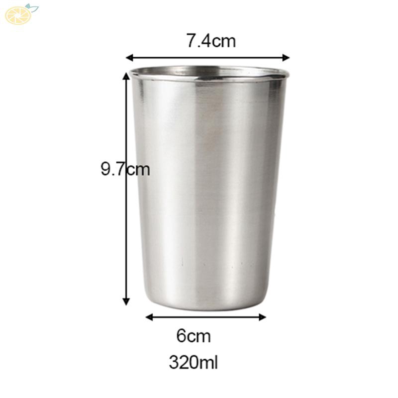 Practical ​Stainless Steel 30/70/180/320ml Beer Milkshake Cup For bar Coffee Shop Tea Mugs Camp Travel Metal 1pcs Cup