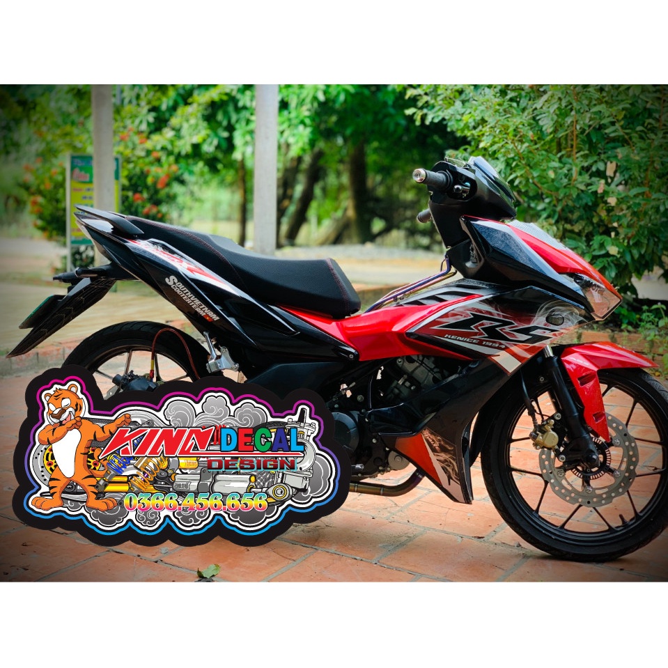 Tem Rời Candy cao cấp Winner X mẫu RS màu đen đỏ trắng