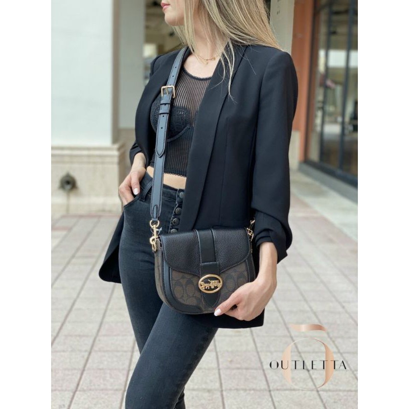 Túi Coach Georgie Saddle