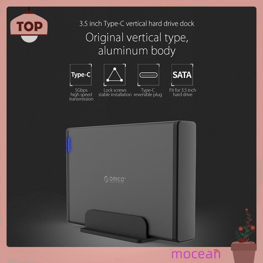 Hộp Đựng Ổ Cứng Ngoài Mocean Orico 7688c3 3.5 Inch Type-C Usb3.1 | BigBuy360 - bigbuy360.vn