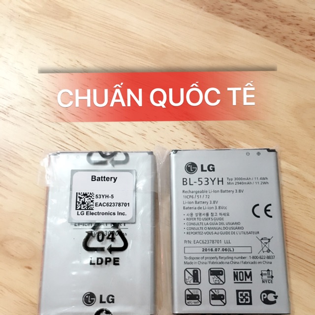 Pin LG G3 Chính Hãng