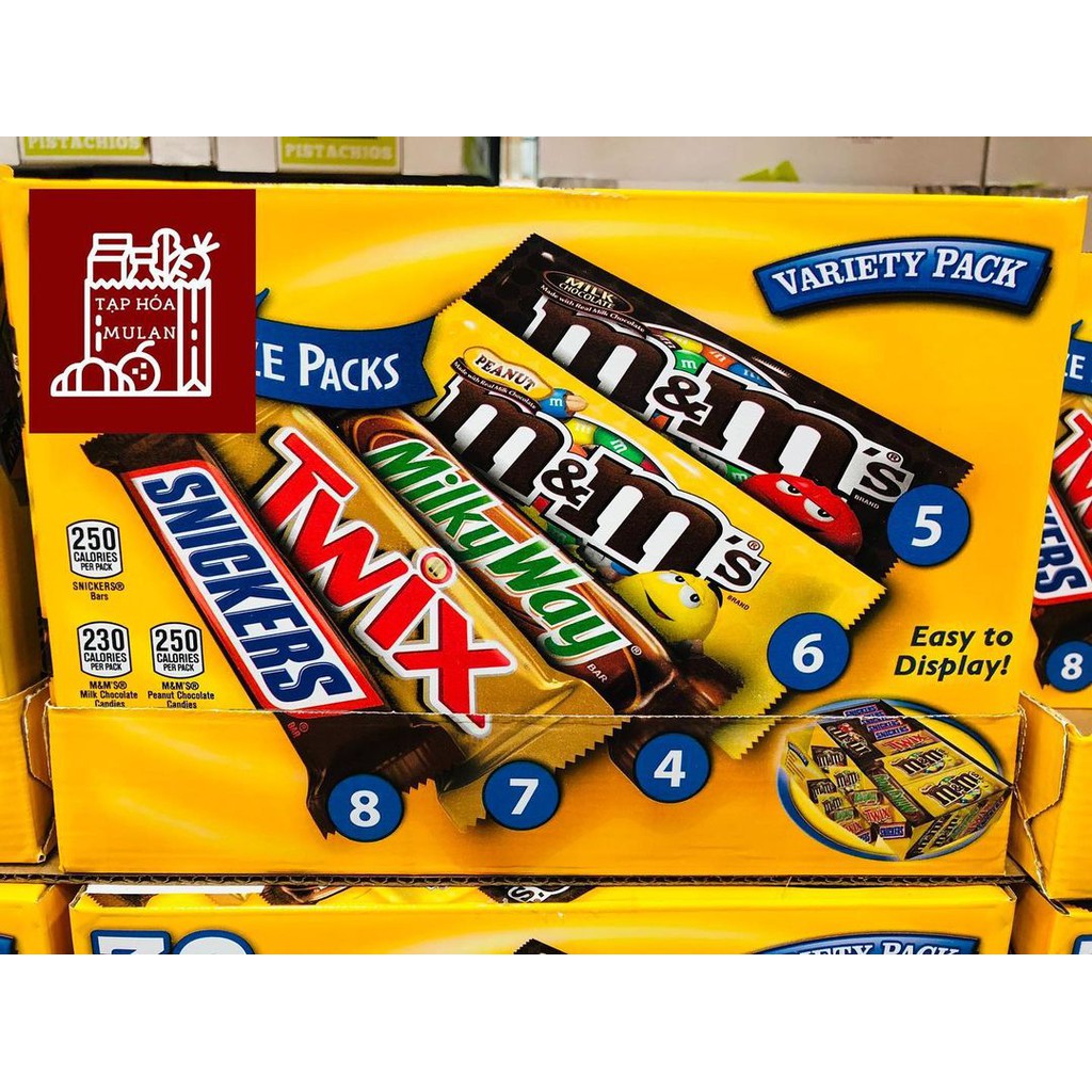 Hộp kẹo Socola Tổng Hợp M&M Mars Chocolate