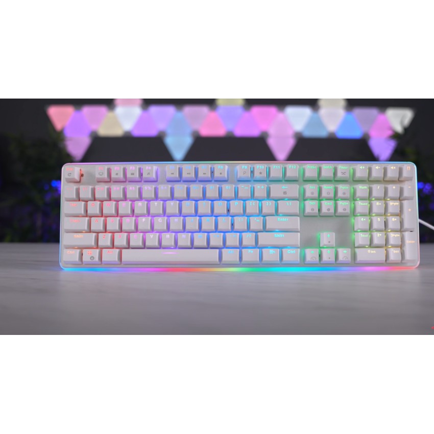 CÓ SẴN - Bàn phím cơ Có Dây RK918 RGB. Thiết kế đẹp, đèn nền RGB rực rỡ. Chính Hãng Royal Kludge.