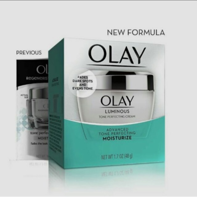 Kem olay trắng sáng mờ nám và tàn nhang Olay Luminous Tone Perfecting cream 48g