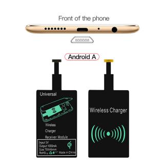 Bộ Sạc Nhanh ko dây Qi Cho IP7 6 Plus Micro Usb Type C