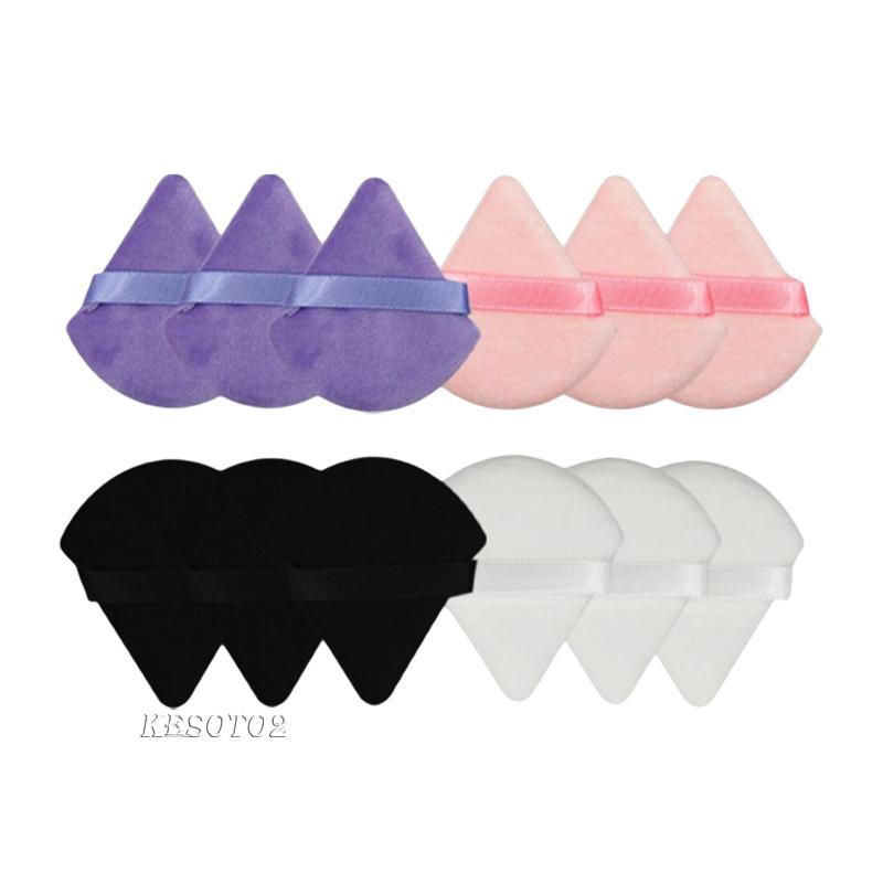 Set 2 Phấn Phủ Kesoto2 Dạng Nêm Hình Tam Giác Cho Góc Dưới Mắt