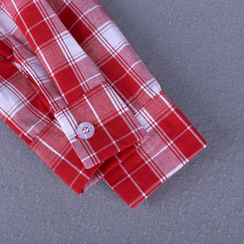 Bộ Áo sơ mi ca rô dài tay và Quần jean cho bé trai (1-7 tuổi)