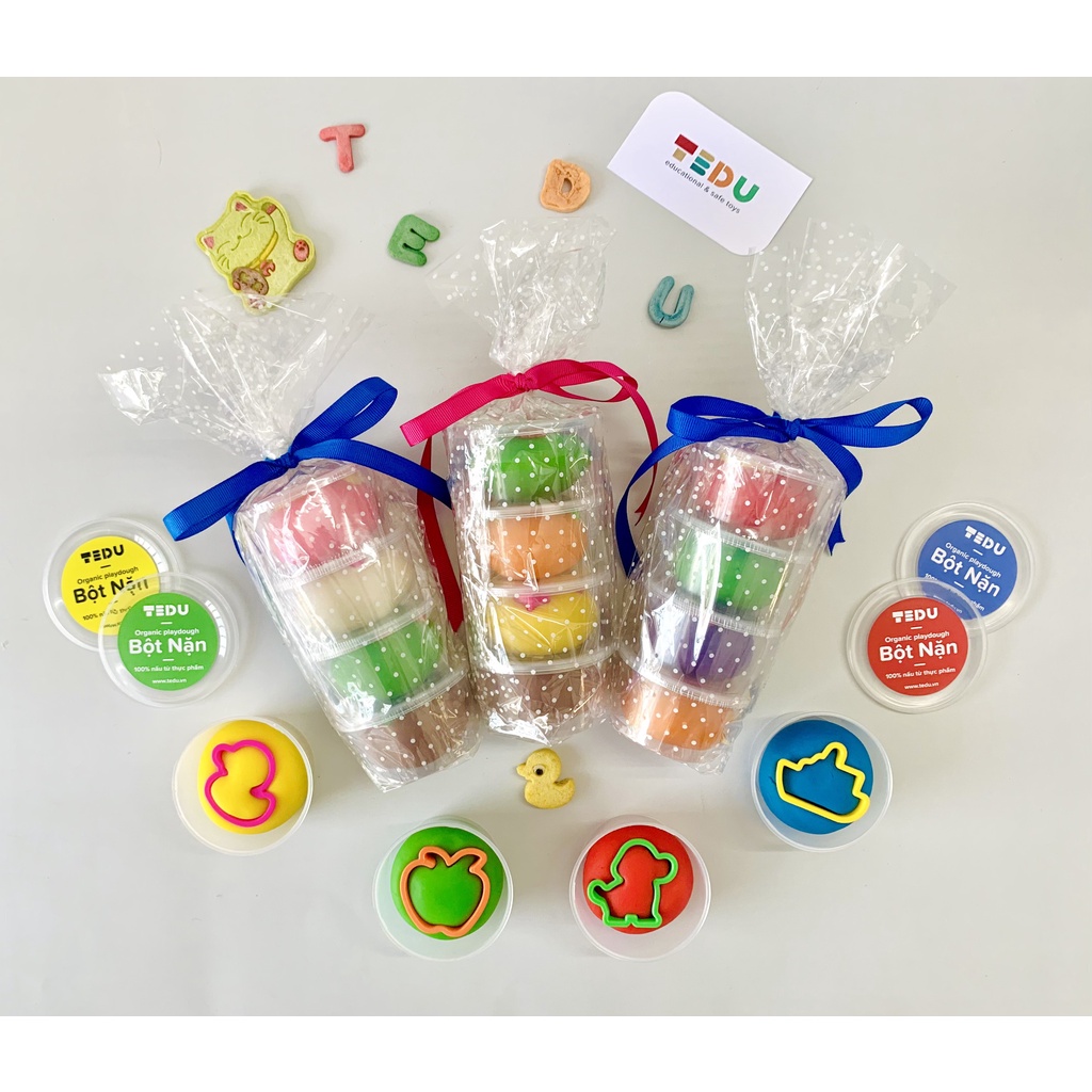 Combo quà sinh nhật bột nặn đất nặn an toàn TEDU