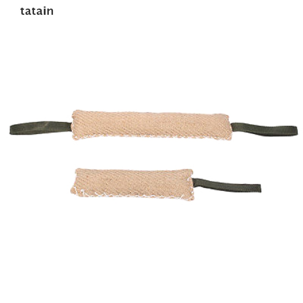 [TAT] Handles Jute Police Young Dog Bite Tug Play Toy Pet Training Chewing Arm Sleeve CVX