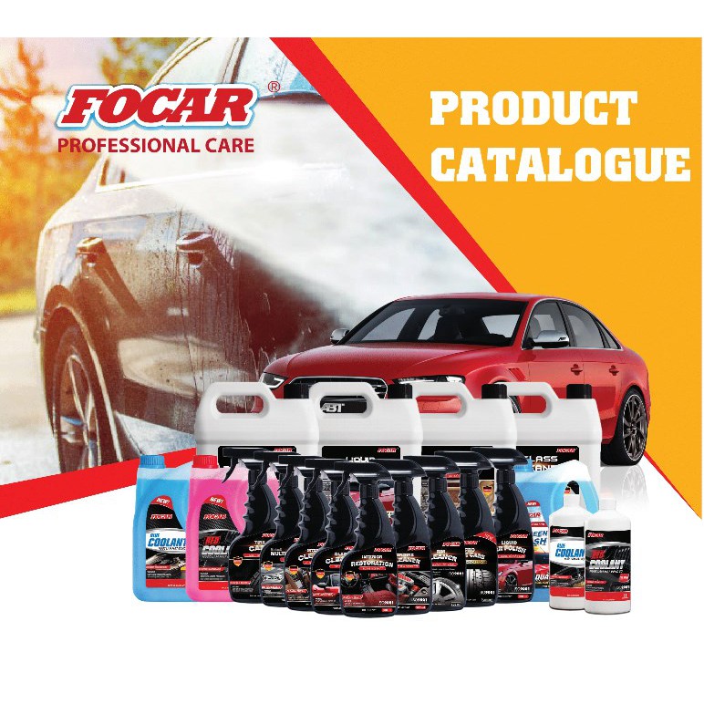 Bộ 4 sản phẩm chăm sóc kính xe ô tô FOCAR - FCC102