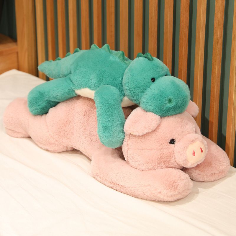 GẤU BÔNG KHỦNG LONG, CÁO, HEO, GẤU CHO BÉ ÔM SIZE 55CM HÀNG CAO CẤP