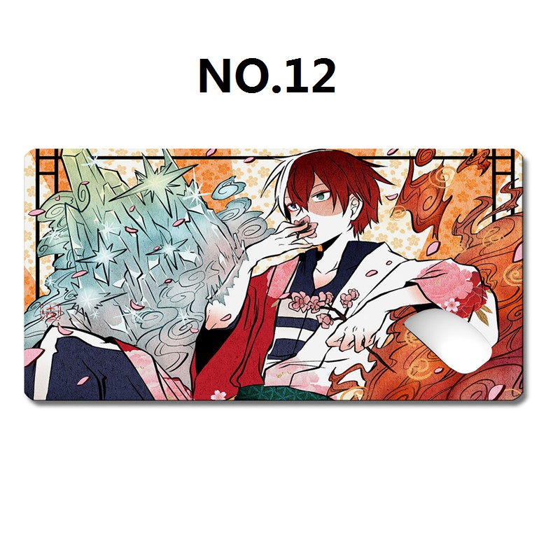 Miếng Lót Chuột Và Bàn Phím Chống Trượt Hình Nhân Vật Phim Học Viện Anh Hùng 30x60cm