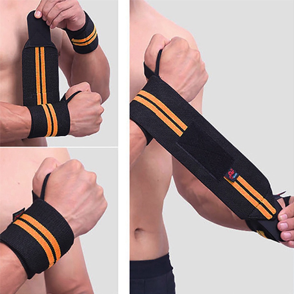 Quấn cổ tay Aolikes tập gym mẫu 2 vạch AL 1538