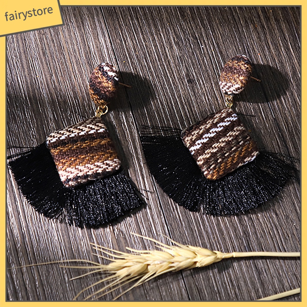 Bông tai dáng dài tạo hình độc đáo thời trang cho nữ