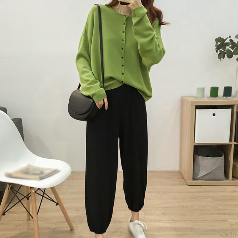 Quần thể thao màu trơn cỡ lớn kiểu dáng thể thao dành cho nữ | BigBuy360 - bigbuy360.vn
