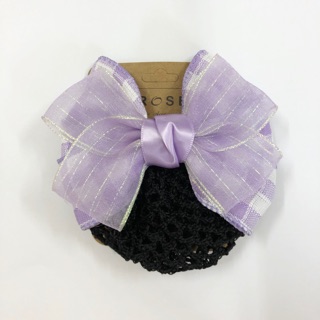 Kẹp nơ màu tím lilac (tím hoa cà) ROSES