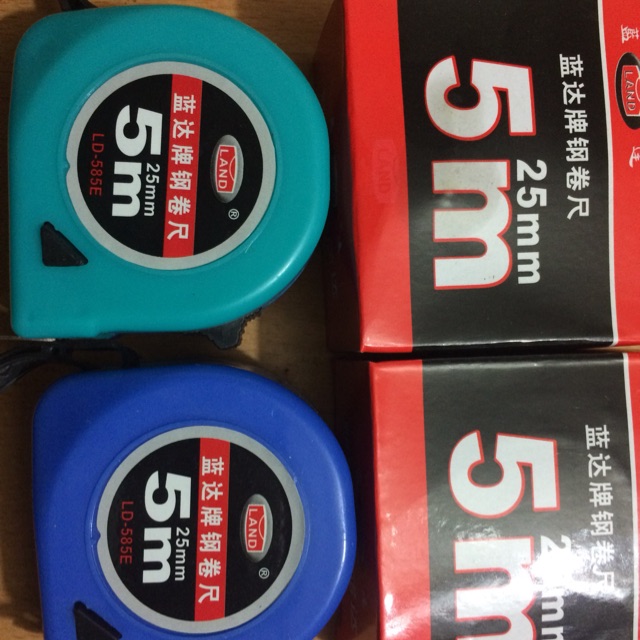 Thước 5m xanh